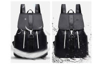 Mochila de estilo Preppy para mujer, bolso de moda para chicas adolescentes, mochila de nailon de nuevo diseño, resistente al agua, cupón y disco - details 12