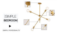 Lámpara de techo nórdica moderna, accesorio de iluminación para el hogar, sala de estar, dormitorio y comedor, E27 - details 9