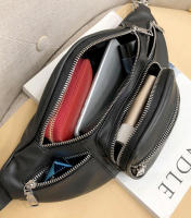 Bolso de mensajero informal para mujer, riñonera cruzada de cuero PU, a la moda - details 17