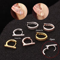 Nueva llegada, 2 uds 1,2*6mm cz aro cartílago helicoidal trago daith Concha Torre ajustado piercing joyería - details 1