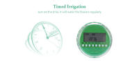 Temporizador Digital de riego de jardín, sistema controlador de temporizador de riego electrónico automático, pantalla LCD, hogar - details 3