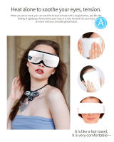 Masajeador de ojos con calor, dispositivo inteligente con Airbag, vibración, compresión para el cuidado de los ojos, Bluetooth - details 0