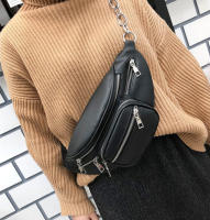 Bolso de mensajero informal para mujer, riñonera cruzada de cuero PU, a la moda - details 6