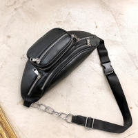 Bolso de mensajero informal para mujer, riñonera cruzada de cuero PU, a la moda - details 13