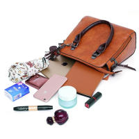 Bolso de mano de lujo de color sólido para mujer, bolsos de diseñador vintage, de cuatro piezas bolso de hombro, Cartera de mensajero - details 25