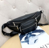 Bolso de mensajero informal para mujer, riñonera cruzada de cuero PU, a la moda - details 7