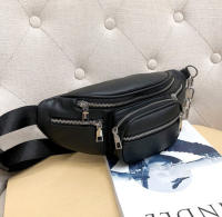 Bolso de mensajero informal para mujer, riñonera cruzada de cuero PU, a la moda - details 11
