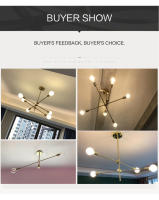 Lámpara de techo nórdica moderna, accesorio de iluminación para el hogar, sala de estar, dormitorio y comedor, E27 - details 12