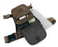 Bolsa de pierna para hombre, riñonera táctica militar para motociclista, bandera cruzada para deportes al aire libre - details 6