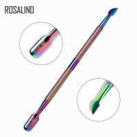ROSALIND-Herramienta de manicura para uñas, removedor de empuje de piel muerta, empujador de cutículas de acero inoxidable de doble punta, limpiador de Arte de uñas - details 10