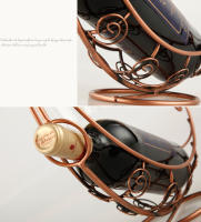 Estante de Metal creativo para vino, soporte colgante para copas de vino, soporte para Bar, soporte de exhibición, decoración, accesorios de cocina - details 4