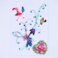 Pluma de papel Quilling de 2/5 piezas, colores surtidos, herramienta de papel ranurado para álbum de recortes de Origami, herramienta de papel artesanal, Color aleatorio, 10,5 cm - details 2