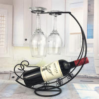 Estante de Metal creativo para vino, soporte colgante para copas de vino, soporte para Bar, soporte de exhibición, decoración, accesorios de cocina - details 5