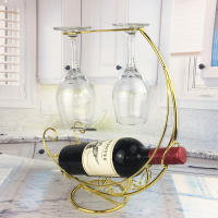 Estante de Metal creativo para vino, soporte colgante para copas de vino, soporte para Bar, soporte de exhibición, decoración, accesorios de cocina - details 7