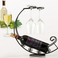 Estante de Metal creativo para vino, soporte colgante para copas de vino, soporte para Bar, soporte de exhibición, decoración, accesorios de cocina - details 1