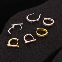 Nueva llegada, 2 uds 1,2*6mm cz aro cartílago helicoidal trago daith Concha Torre ajustado piercing joyería - details 4
