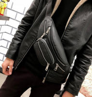 Bolso de mensajero informal para mujer, riñonera cruzada de cuero PU, a la moda - details 3