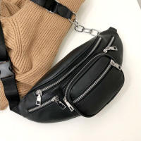 Bolso de mensajero informal para mujer, riñonera cruzada de cuero PU, a la moda - details 14