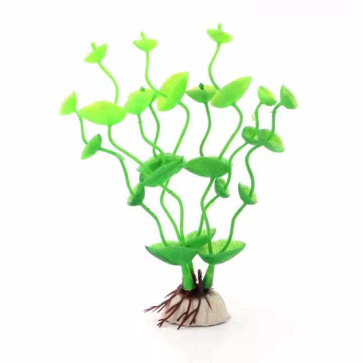 Plantas artificiales para pecera, planta de agua para acuario, adornos para pecera, accesorios de decoración, 1 unidad - 1