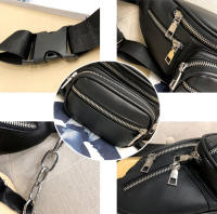 Bolso de mensajero informal para mujer, riñonera cruzada de cuero PU, a la moda - details 19