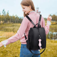 Mochila multifuncional para ordenador portátil para mujer, bolsa de viaje Oxford impermeable de gran capacidad, a la moda - details 4