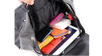Mochila de estilo Preppy para mujer, bolso de moda para chicas adolescentes, mochila de nailon de nuevo diseño, resistente al agua, cupón y disco - details 19