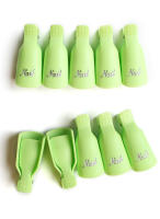 Herramientas de Manicura para Eliminación de Esmalte de Uñas 10PCS Clips de Gel UV Herramienta de Envuelto para Remoción de Fluido Normal en Belleza - details 10