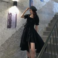 Vestido midi con cuello cuadrado y vendaje - details 8