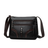 Bolso de hombro de cuero PU para mujer, bandolera versátil, Retro, Simple, informal, regalo para madre de mediana edad - details 16