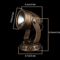 Focos LED Vintage de estilo europeo para jardín, lámpara de acento para plantas, foco LED COB para exteriores, luces de paisajismo para Construcción, Césped - details 1