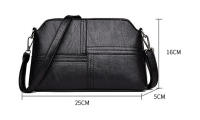 Bolso de hombro Vintage de cuero PU para mujer, bandolera pequeña de empalme, diseño de lujo, bolso de viaje para compras - details 15