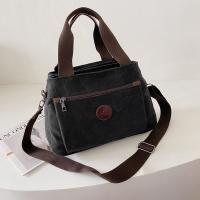 Bolso de mano informal de lona para mujer, bandolera de hombro de gran capacidad, de diseñador, para compras - details 4