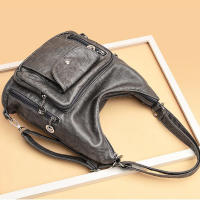 Bolso cruzado de cuero PU para mujer, bandolera de hombro Vintage, bolso Hobo de gran capacidad, bolso de viaje informal, bolso de mano - details 8