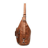 Bolso cruzado de cuero PU para mujer, bandolera de hombro Vintage, bolso Hobo de gran capacidad, bolso de viaje informal, bolso de mano - details 11
