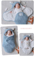 Mantas suaves para bebé recién nacido, sacos de dormir de lana de invierno, ropa de cama gruesa para recién nacido, saco de dormir cálido para bebé de 0 a 9 meses - details 9