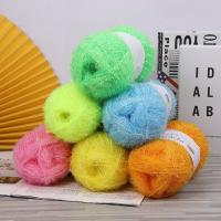 Lana de seda de vidrio de 100g, hilo de ganchillo para tejer a mano, hilo práctico para tejer a mano, manualidades, muñeca, suéter, sombrero, bolsa - details 1