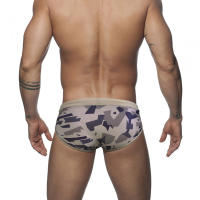 Jessborn-Calzoncillos de baño con copa para hombre, bañador de camuflaje antideslizante, sexy, de cintura baja, para playa y verano - details 2