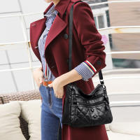 Bolso de Hombro de Cuero Suave Vintage para Mujer Gran Capacidad Bolso Cruzado de Moda Bolso de Mano de Lujo para Madre - details 5