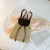 Mochila de Viaje para Mujer en Punto de Crochet con Diseño Boho Estilo Hueco Alhombrado para Hombro y Espalda Ideal para Playa y Verano - details 23
