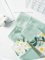 Bragas de algodón de cintura alta para mujer  set de 2 piezas talla grande 4XL sin costuras ropa interior transpirable con estampado gráfico lavado a mano - details 3
