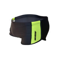 Jessborn bañador de ángulo plano para hombre, ropa de baño con estampado de Letras a juego de colores, Bóxer deportivo para fitness, pantalones cortos cómodos para playa, primavera caliente - details 6