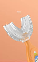 Cepillo de dientes en forma de U para niños, mordedores de silicona suave para bebé, cuidado bucal, limpieza - details 7