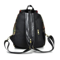 Mochila de lentejuelas de gran capacidad para mujer, bolso de lujo con bordado de pavo real, informal, de viaje - details 8
