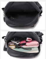 Mochila antirrobo de cuero suave para mujer, bolsos escolares de gran capacidad, bolsos de viaje, diseñador de lujo, moda - details 21