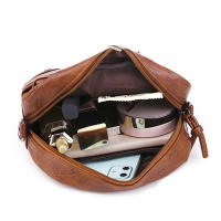 Bolso Vintage con correa de hombro para mujer, bandolera pequeña de cuero Pu, de viaje, con múltiples bolsillos - details 13