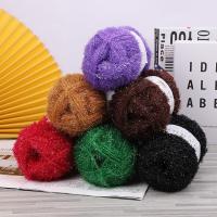 Lana de seda de vidrio de 100g, hilo de ganchillo para tejer a mano, hilo práctico para tejer a mano, manualidades, muñeca, suéter, sombrero, bolsa - details 6