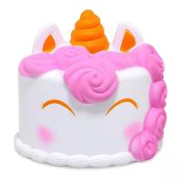 Bola de estrés de elevación lenta para niños, juguetes de comida para apretar, animales Kawaii, Jumbo, Squishy, unicornio, pastel, ciervo, Panda - details 7
