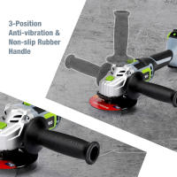 Amoladora Angular Inalámbrica de Litio-Ion WORKPRO 20V Máquina de Pulir y Corte para Reparación de Herramientas Eléctricas Hecha en China - details 3