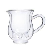 Taza creativa de vidrio de doble capa de vaca, jarra de leche encantadora, jarra de jugo, té, café, taza de vidrio transparente, jarra de Espumador de leche, 250ml - details 4