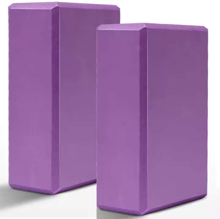 Bloques De Yoga 2 Piezas, Bloque De Yoga Antideslizante para Yoga Pilates Fitness Ligero para Gimnasio En Casa Apto - 1